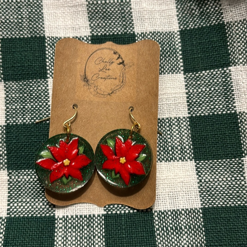 Handcrafted Christmas Earrings